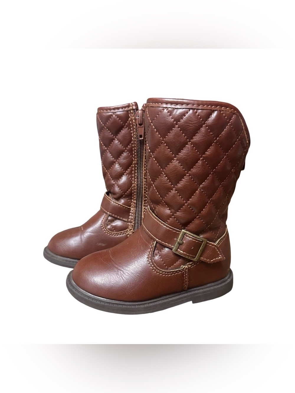 Carter's Size 5 Baby Girls Toddler brown tan tall fashion boots